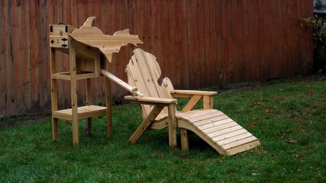 Michigan Man Builds Lawn Chair That Will Pour You A Glass Of Wine