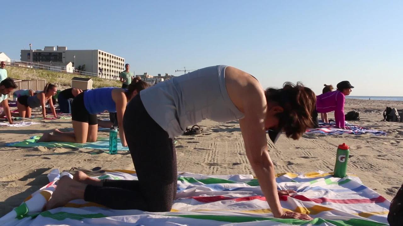 Beach yoga: Where to find summer classes at the Jersey Shore