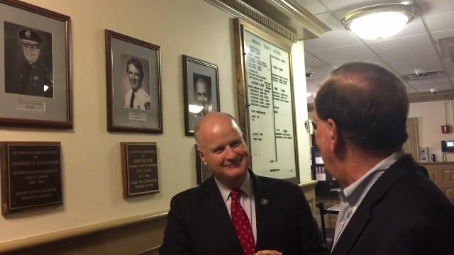 WATCH; Retired Morris Co. sheriff Ed Rochford honored with plaque