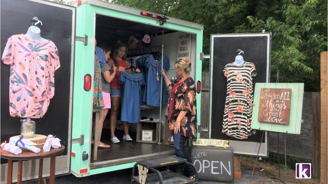 The Feathered Owl's mobile boutique