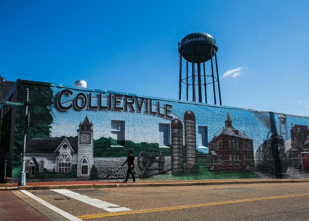 Collierville's Town Square isn't named Confederate Park