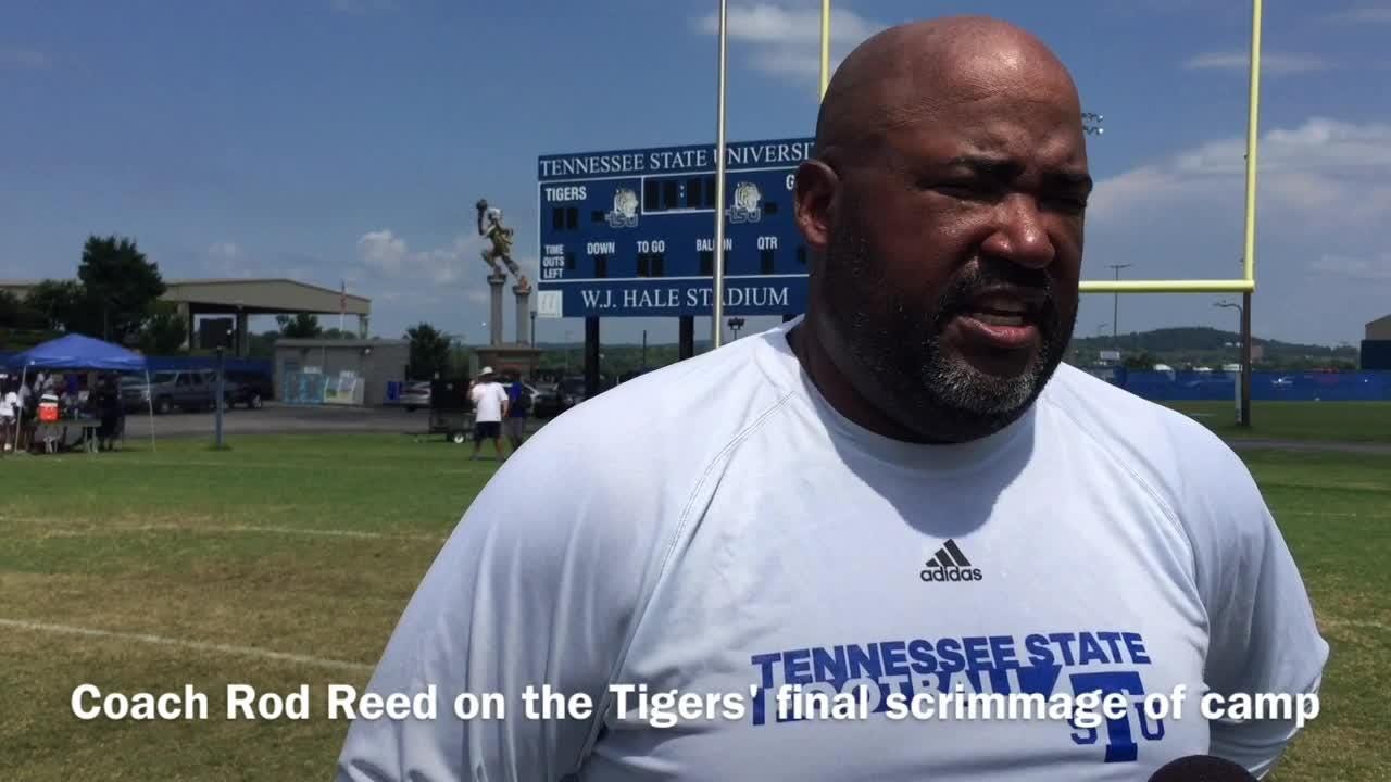 Rod Reed Tennessee Coach Rod Reed on Tennessee State's final scrimmage of preseason camp