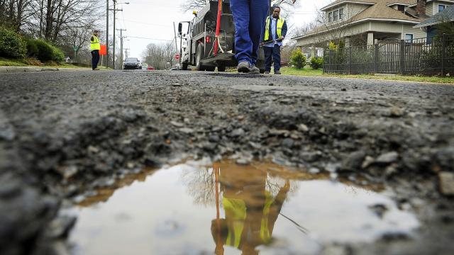 Nashville Potholes Tennessee Department Of Transportation Releases