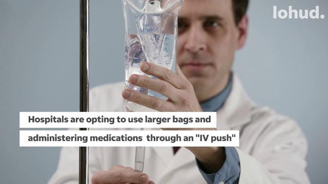 How One Hospital Is Coping With A National IV Bag Shortage