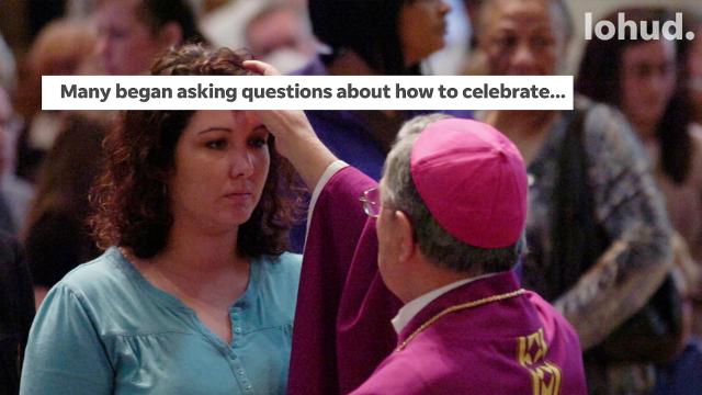 Valentine's Day coincides with Ash Wednesday, start of Lent