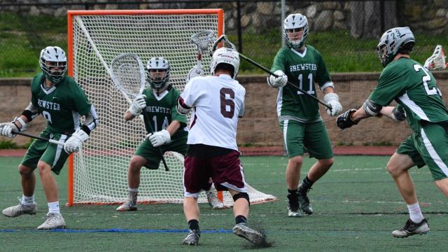 Boys Lax Brewster Weathers The Storm And Dispatches Ossining