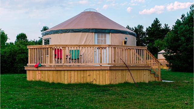 Spend Summer Vacation Inside A Cabin Cottage Or Yurt At New York