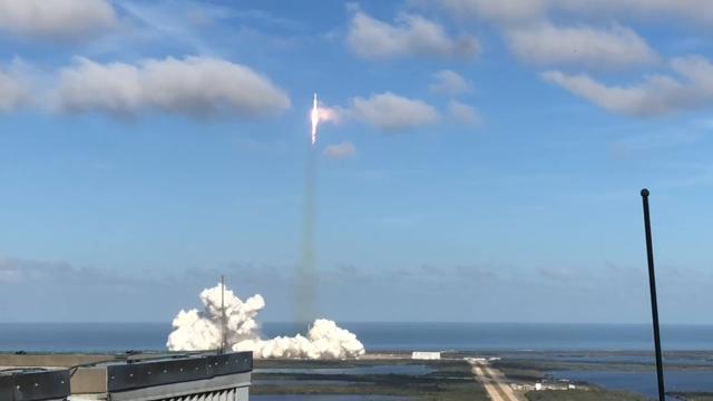 What happens when a rocket launches information