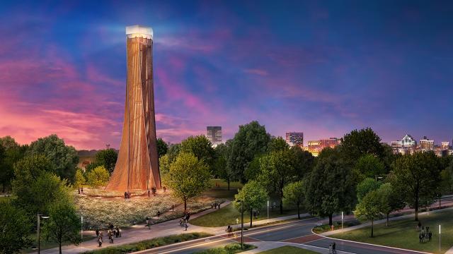 Greenville Unveils New Downtown Unity Park With Tower - new greenville map roblox