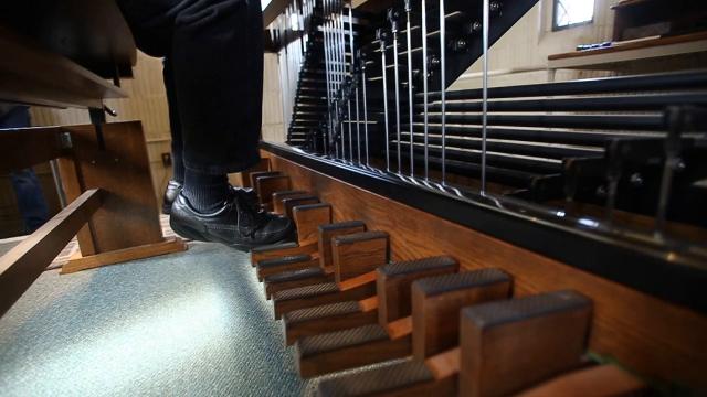 A peek inside the Beaumont Tower