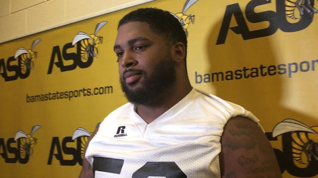 Asu Offensive Lineman Tytus Howard After First Day Of Spring Practice