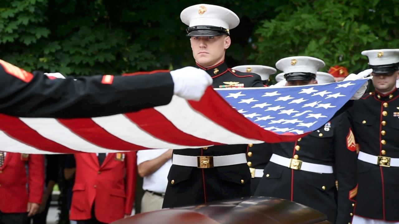 Military Service funeral Piece