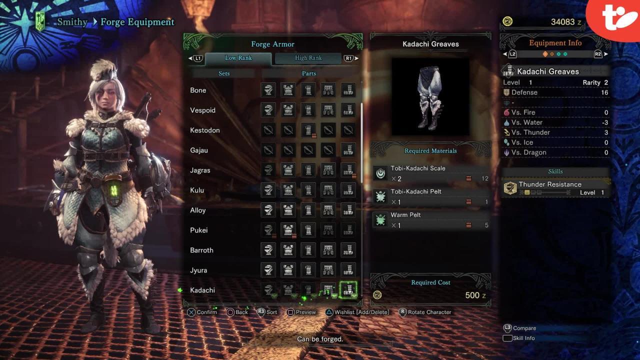 Monster Hunter World: Female Low-Rank Armor Sets | Technobubble