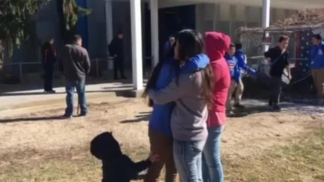 Students Leave Pine Middle School After Code Red Lockdown Students Leave Pine Middle School After Code Red Lockdown