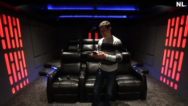 Nixa Man Puts Unique Star Wars Home Theater In His New House