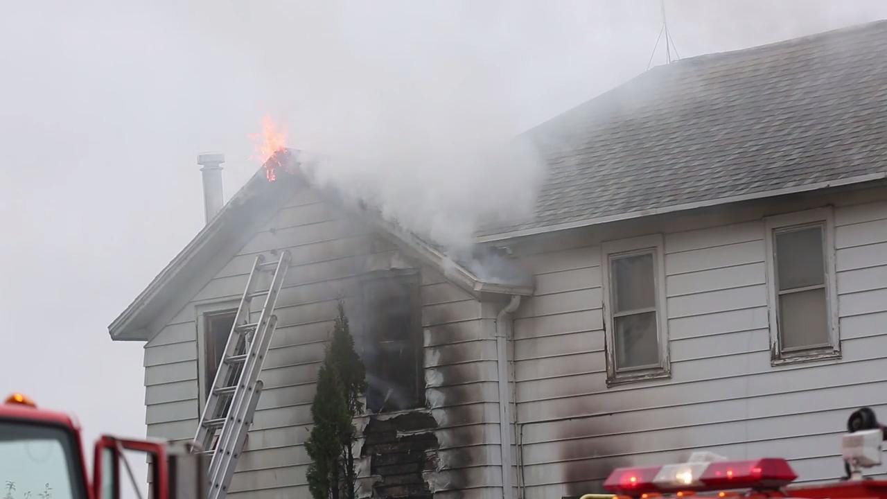 Fire Caused Substantial Damage To A House In Fond Du Lac County