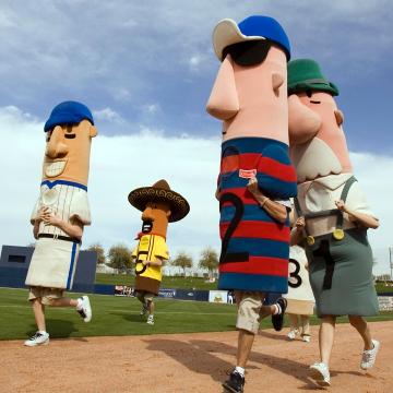 A change-up for the Famous Racing Sausages
