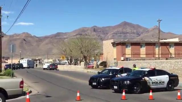 Outside the scene of a deadly shooting at Northeast El Paso apartments