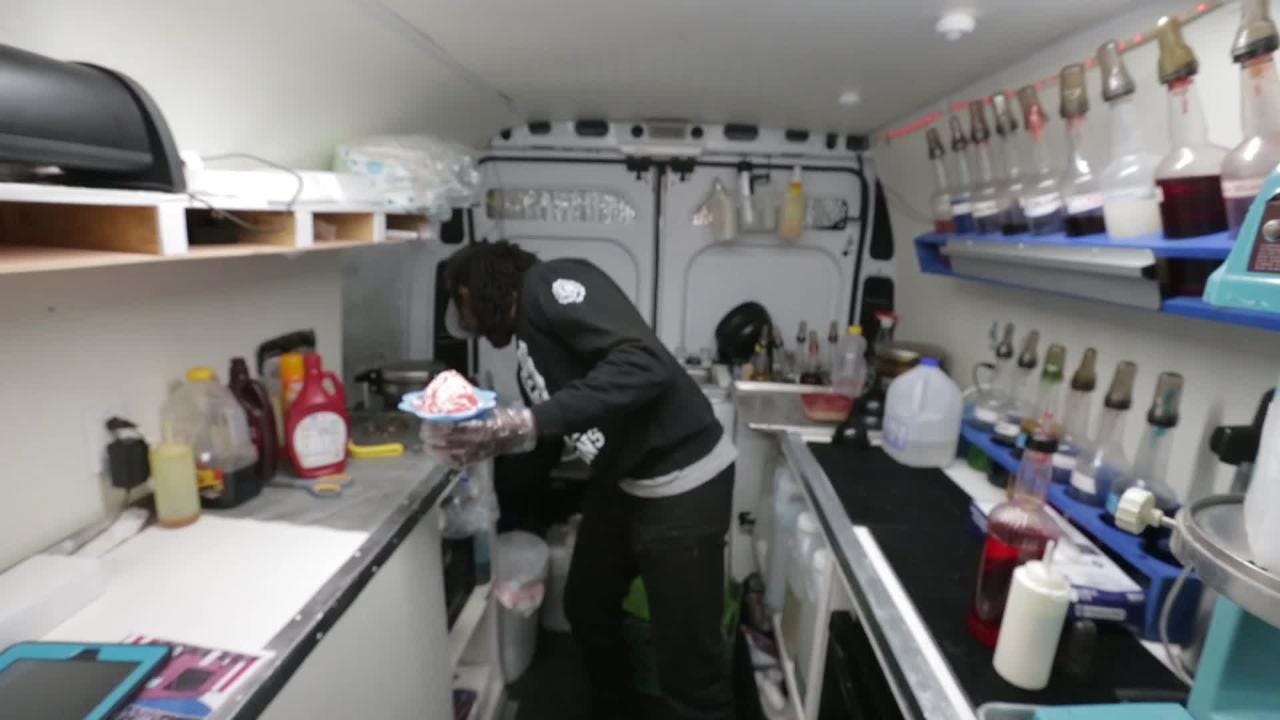 Blue Collar Shaved Ice Food Truck Offers Relief From El Paso Heat