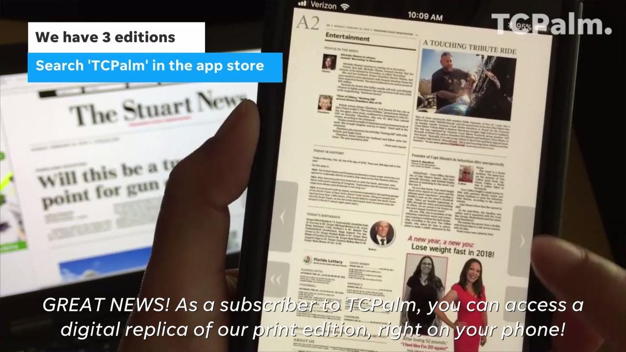 Download The TCPalm E-Edition App