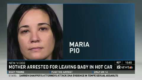 File: Mother arrested for leaving baby in hot car video released