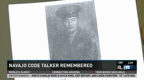 Navajo Code Talker Sidney Bedoni Passes Away