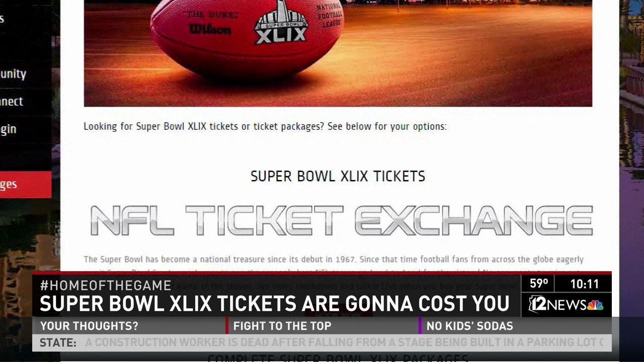 Want Super Bowl tickets? That's gonna cost you