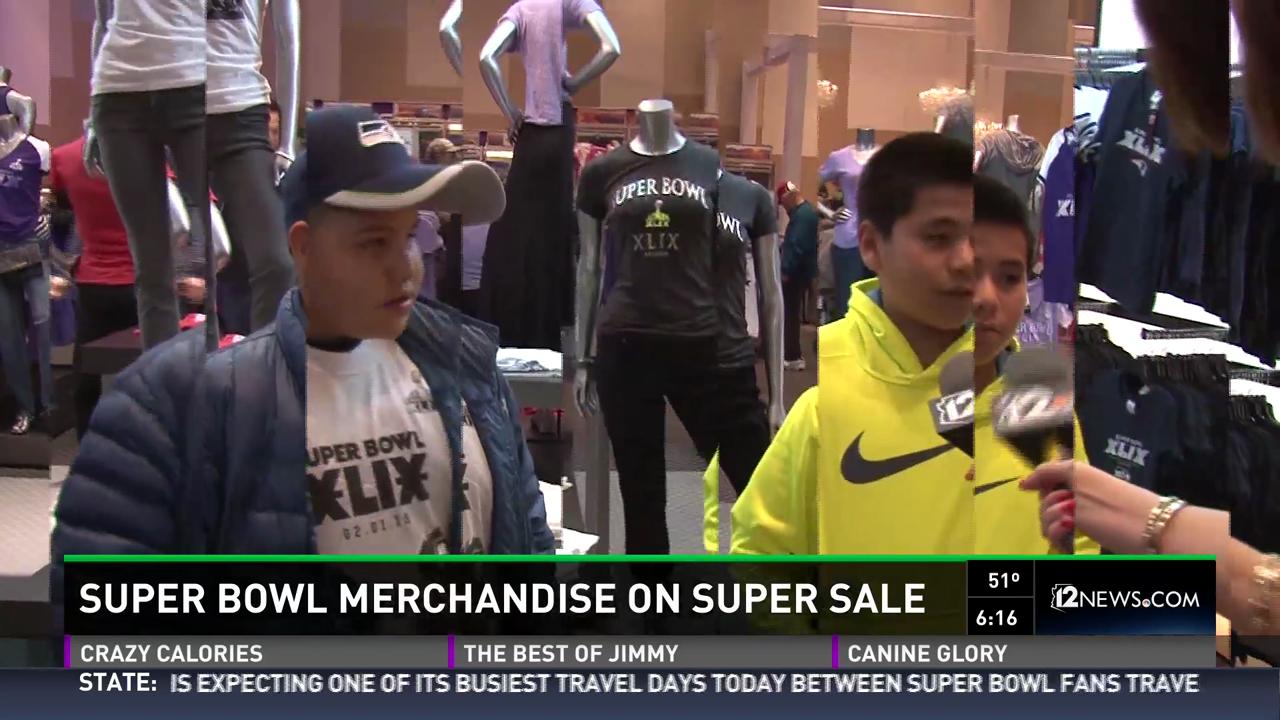 Super Bowl merchandise goes on super sale