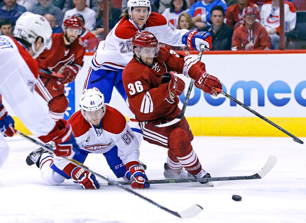 Arizona Coyotes lose goalie duel to Montreal Canadiens
