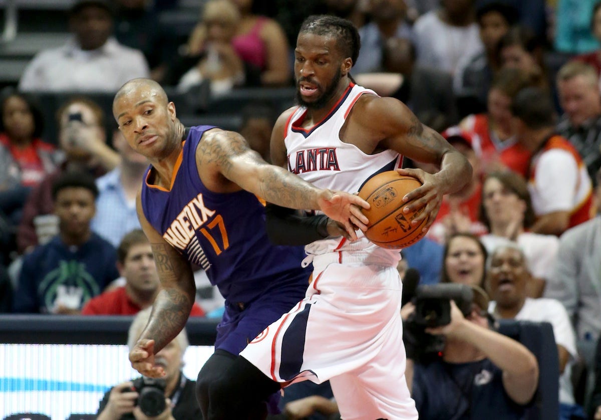 P.J. Tucker postgame interview at Atlanta
