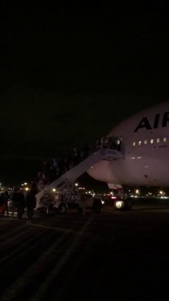 Air France flight diverted