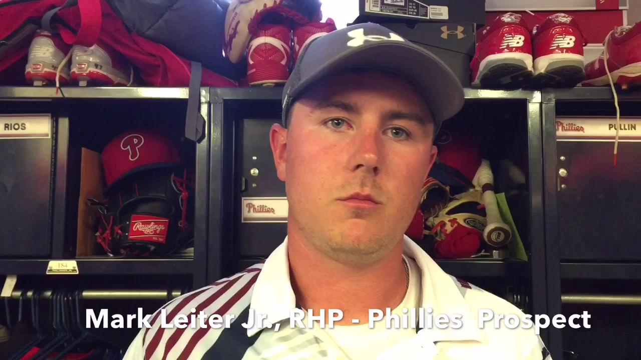 Phillies' Mark Leiter Jr. was never doubted by his dad