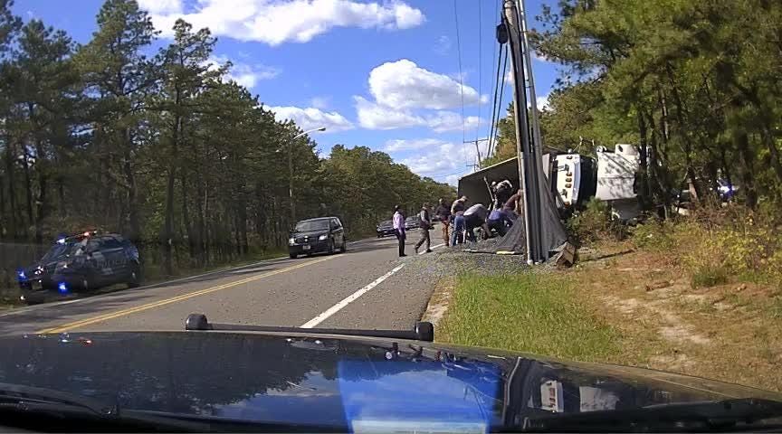 truck dash cam crashes