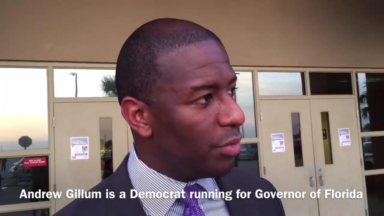 Image result for photos of andrew gillum as tallahassee mayor