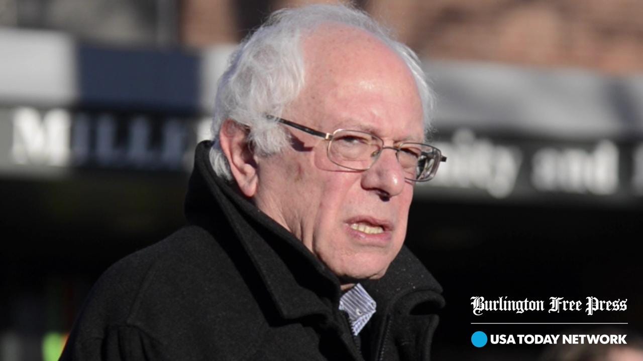 Bernie Sanders Votes In Burlington