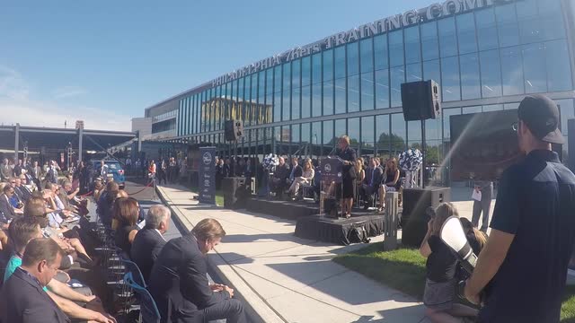 Sixers show off new practice facility