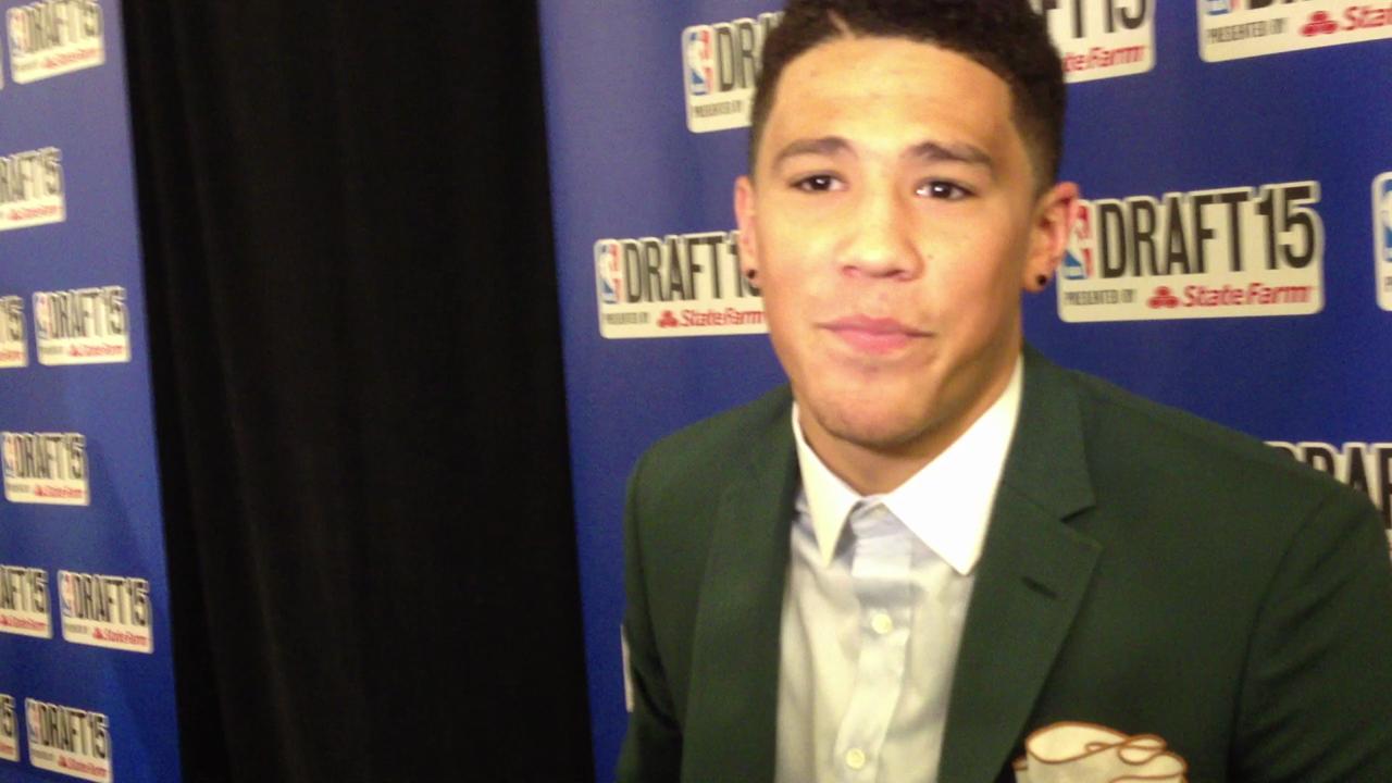 Video  UK's Booker previews NBA Draft in NYC