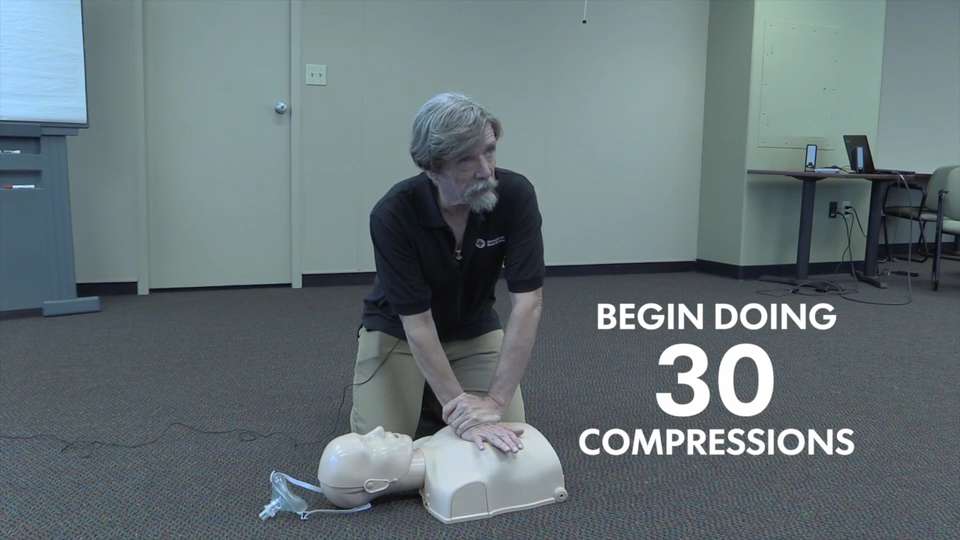 Cpr Video CPR demonstration by American Red Cross representative | Video