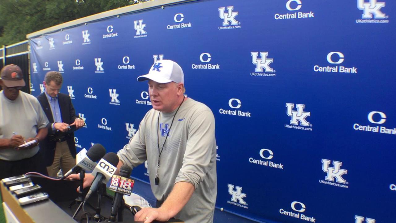 Kentucky Football Costarters at running back on UK's first regular