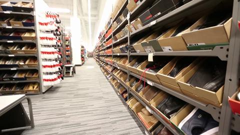 Nordstrom rack shoe store department