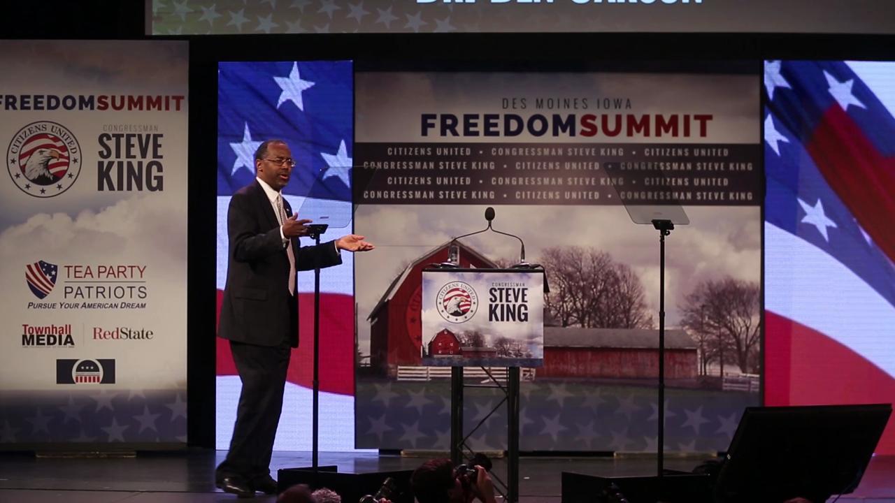 Carson: I feel welcomed in Iowa