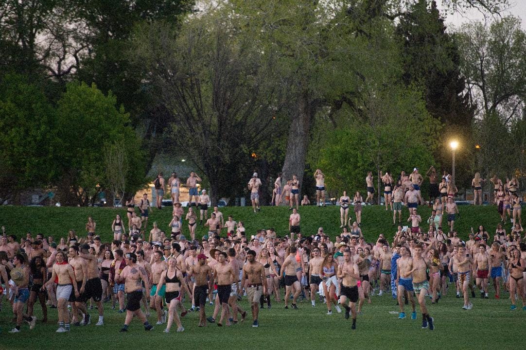 Colorado State University's annual 'Undie Run' is Friday