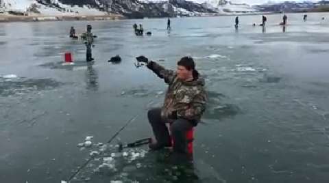 Ice fishing opportunities abound in northcentral Montana