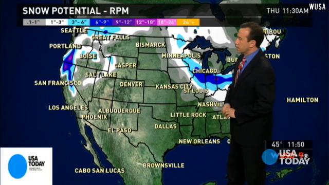 Heavy snow to blanket several states