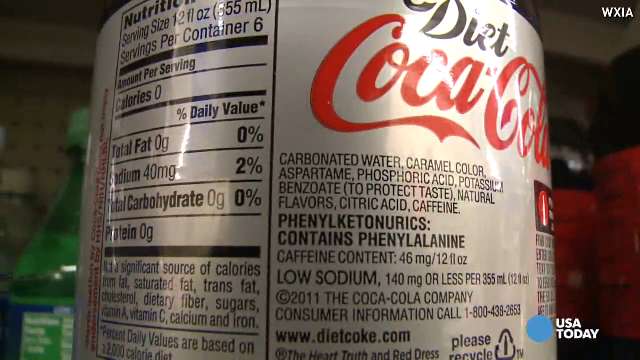Skab pakke udeladt Coke defends use of aspartame in ad