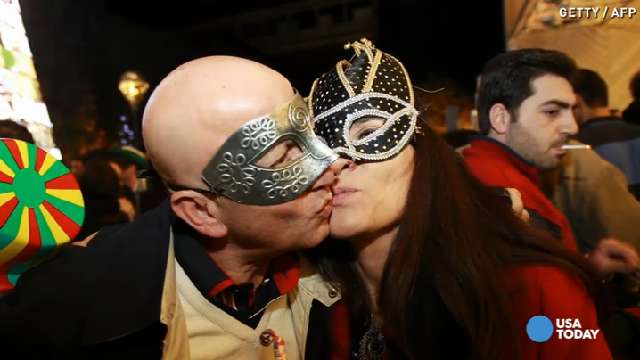 New Year's traditions: Kissing to colorful underwear