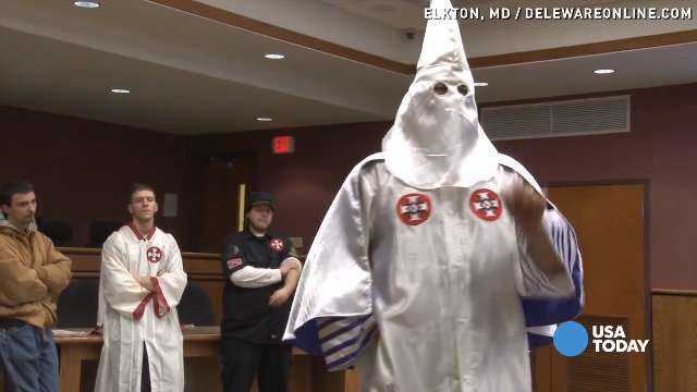 KKK Holds Meeting Wants To Save America   963482463001 2958856079001 Video Still For Video 2959305528001 