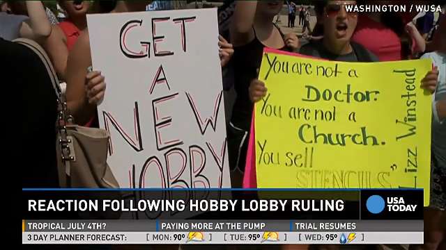 Hobby lobby hotsell supreme court decision