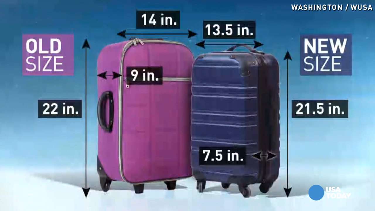 Airlines want to shrink size of carry-on bags