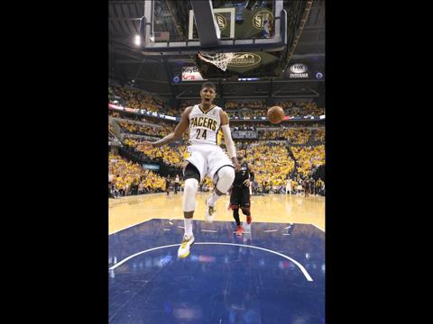 Fun throwback video: Paul George vicious dunk on LeBron's Heat - NBC Sports